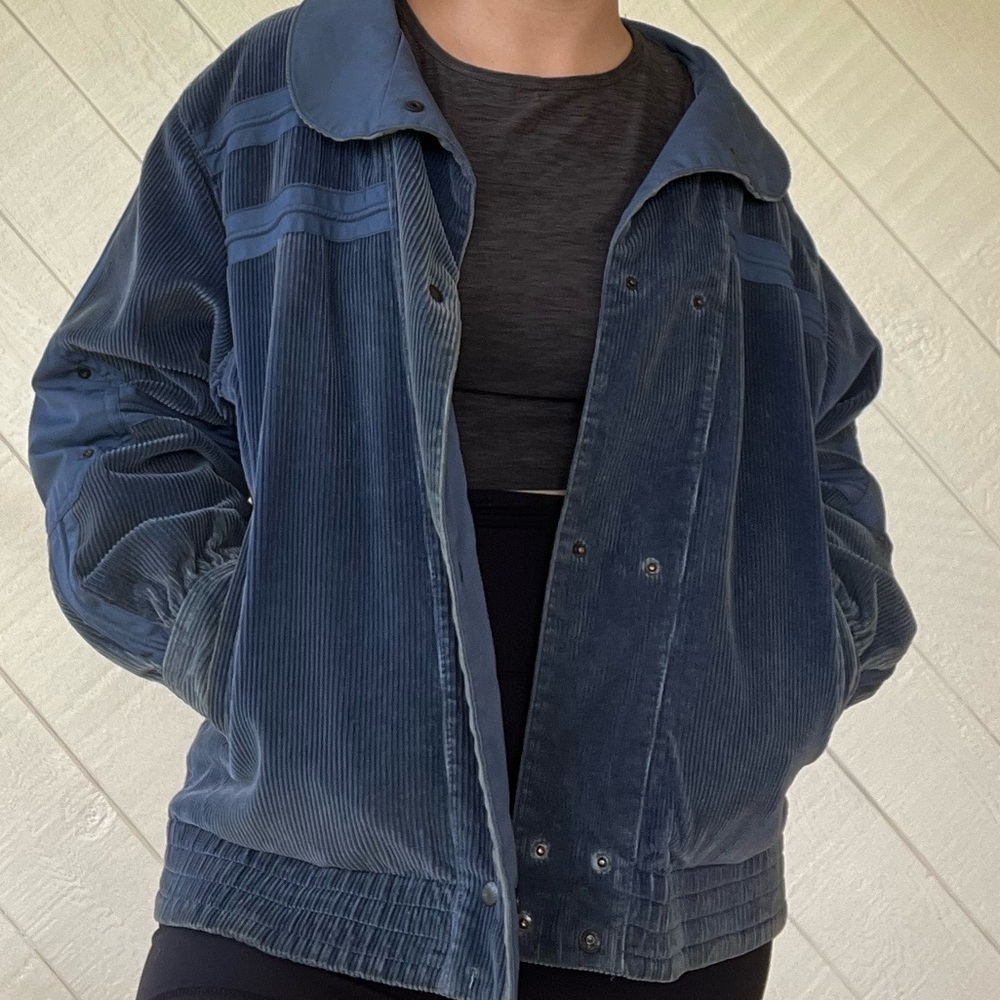 Vintage Navy Blue corduroy jacket